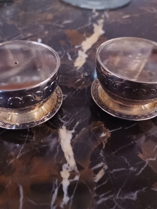 Other - Classic Silver Decorative Salt and Pepper Shaker Set